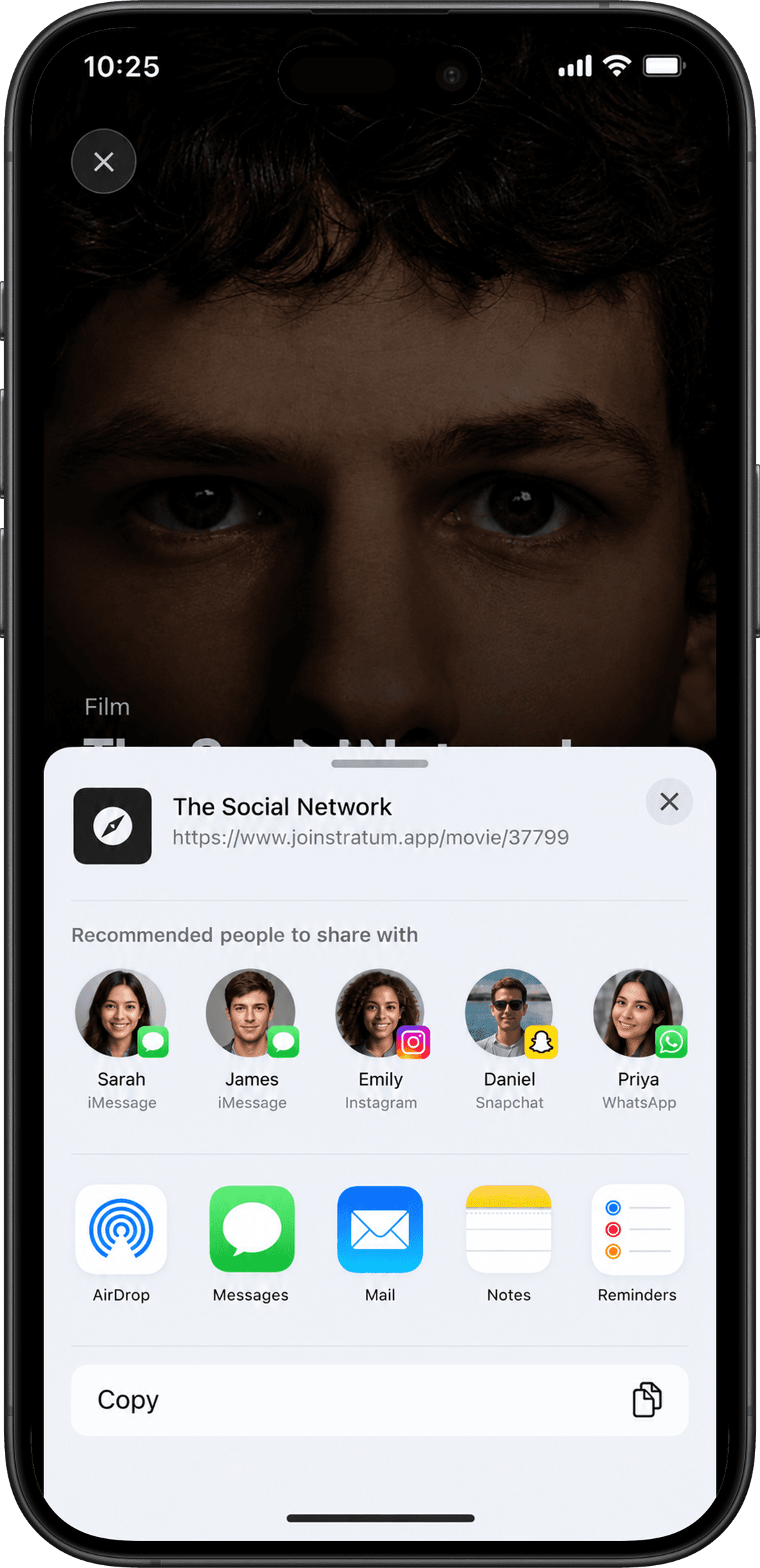 Adding friends in Stratum